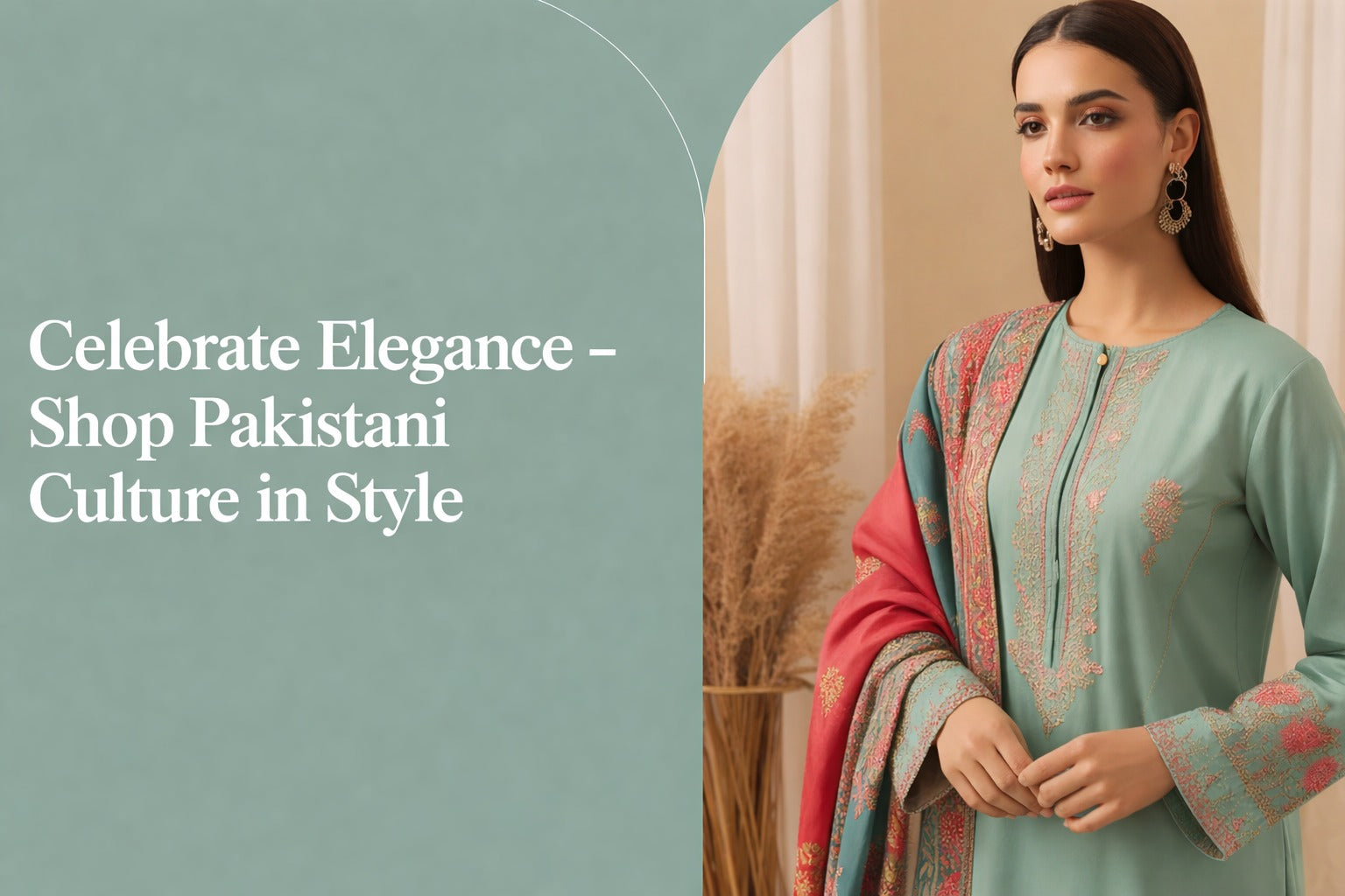 Elegant embroidered suits and lawn dresses for women.
